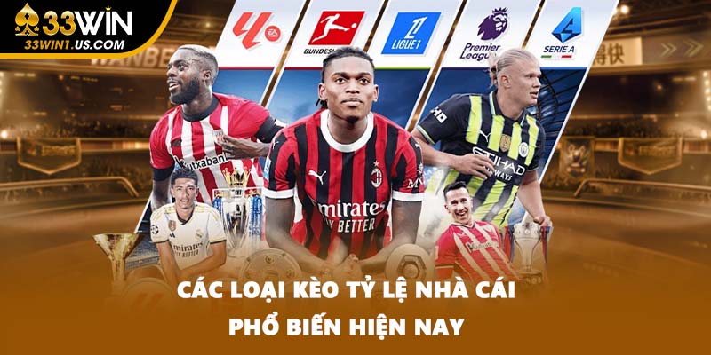Các loại kèo tỷ lệ nhà cái phổ biến hiện nay